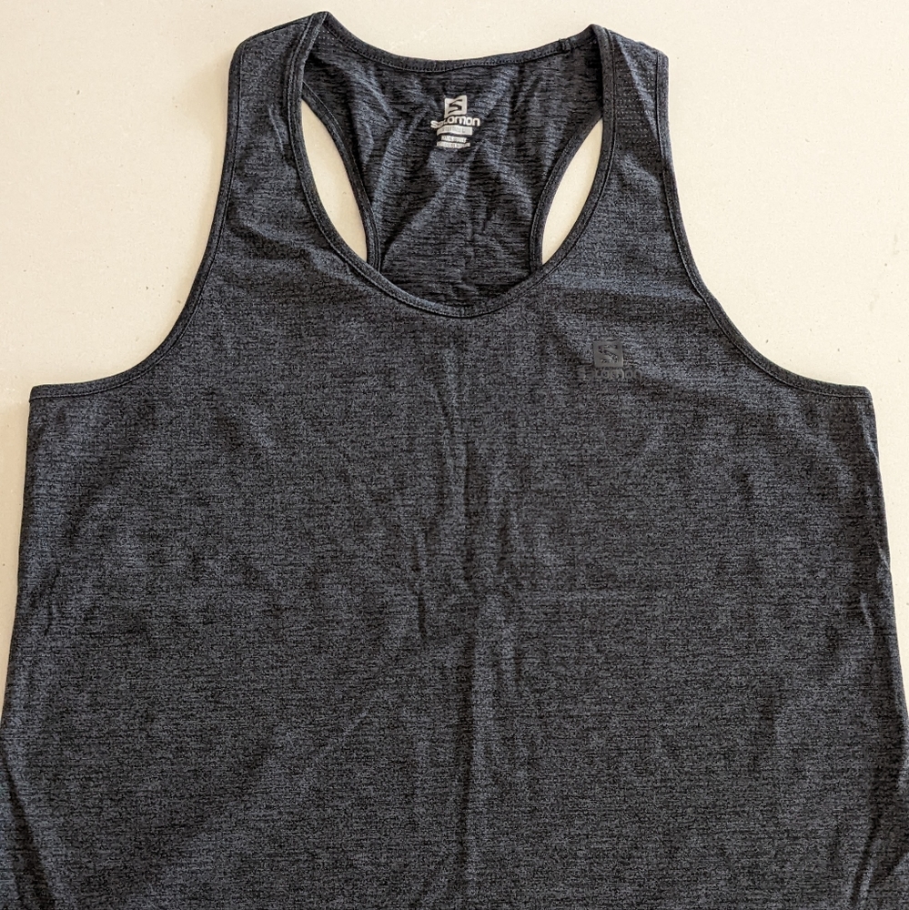 Salomon Running Tank - Gray - Large